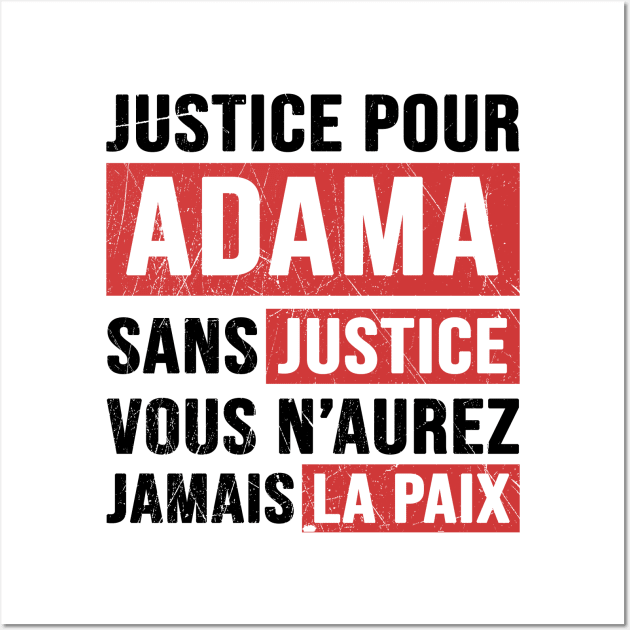 Justice Pour ADAMA Wall Art by CF.LAB.DESIGN
